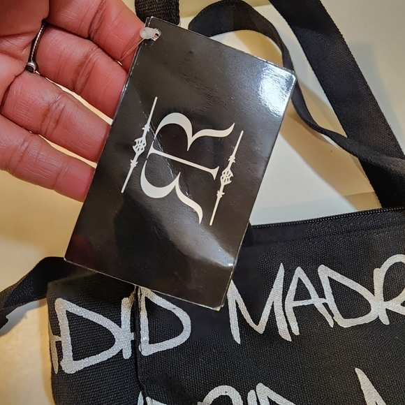 ROBIN RUTH Black Canvas Zip clousere Tote NWT - Picture 4 of 13